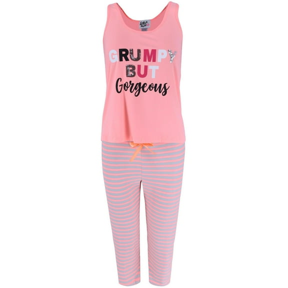 Saturdaze Grumpy Gorgeous Tank Top and Capri Set (Women)