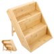 thumbnail image 4 of Estante para especias de cocina, soporte multifunción para especias de cocina, estante de almacenamiento de bambú de 3 niveles, 4 of 7