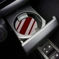 thumbnail image 3 of FMSHPON Simple Red Stripe Vintage Set of 2 Car Coaster for Drinks, Absorbent Ceramic Stone Coasters Cup Mat with Cork Base for Home Kitchen Room Coffee Table Bar Decor, 3 of 5