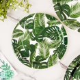 thumbnail image 2 of Efavormart 25 Pack | 7" Tropical Palm Leaf Mix Dessert Disposable Paper Plates - 300 GSM, 2 of 11