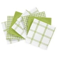 thumbnail image 2 of T-fal Coordinating Flat Waffle Weave Dish Cloth Set - 100% Pure Cotton - 8-Pack - 12 in. x 13 in. - Green, 2 of 5