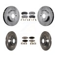 thumbnail image 1 of Transit Auto Front Rear Disc Brake Rotors and Ceramic Pads Kit for Car 2015 Mazda CX-5 with Electric Parking K8T-101567, 1 of 2