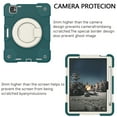 thumbnail image 6 of Dteck Kids Case for iPad Pro 11 inch 2024,Heavy Duty Silicone Cover with Stable Kickstand, Multi-Functional Grip, Carrying Strap, Pencil Holder for iPad Pro 11-in. (M4) 2024,Darkgreen, 6 of 11
