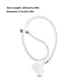 thumbnail image 4 of Sidaley Cordón para teléfono móvil correa para el cuello ajustable Universal colgante Smartphone llaves cámara cuerda portátil caminar extraíble Electrónica Blanco, 4 of 6