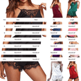 thumbnail image 3 of BWASD Pajamas for Women Set 2 Piece Lace Trim Satin Pajama Set Breathable Soft Sleeveless Chemise and Shorts Soft Nightwear Loungewear Fashion Clothing Summer (White S), 3 of 4