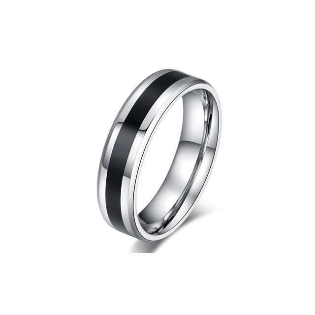 Men Women Stainless Steel Couple Promise Band Wedding Rings Jewelry
