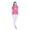 Rose Wine Off White, variant on Women's Pajama Set of Soft Short Sleeve Knit Graphic T-shirt and Printed Pajama Shorts by Badger Smith (XXL, Aqua Green Pink)