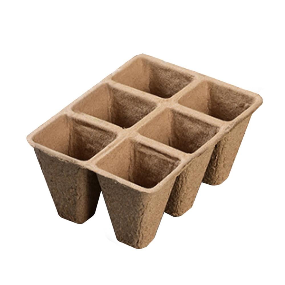 Seed Starter Tray kit,Peat Pots for Vegetable & Flower, Biodegradable Seedling Pots Germination Trays