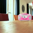 thumbnail image 6 of Ematic Bluetooth CD Boombox, Pink, EBB9224, 6 of 10