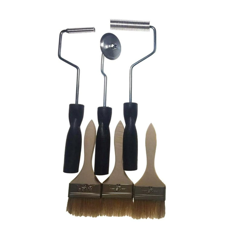 3pcs Fiberglass Resin Roller Set – Bubble Roller Tools For Laminating, Boat, Tub, & Shower Repair