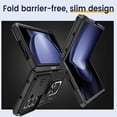 thumbnail image 5 of for Samsung Galaxy Z Fold 5 Case with Slide Camera Cover & Screen Protector,  Phone Case Built-in 360° Rotate Ring Stand Heavy Protective for Samsung Z Fold 5 5G Case Accessories Black, 5 of 7