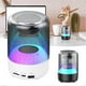 thumbnail image 5 of Cool Circle Color Light Bluetooth-Compatible Speaker Stereo Surround Bass Audios Speaker for Home Party Beach, 5 of 5