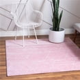 thumbnail image 1 of Unique Loom 3151614 7 x 7 ft. Geometric Trellis Frieze Square Rug, Light Pink, 1 of 15