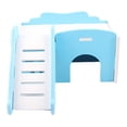 thumbnail image 2 of CBFFDC Small Animal Play Toy Breathable Hamster House Small Pet Activity Climb Toy Cage Accessory with Slide, 2 of 7