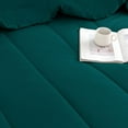 thumbnail image 6 of 5 Piece Luxury Thicker Pattern Comforter Set, 800 TC, 100% Egyptian Cotton, Twin/Twin XL Size Teal Solid Color, 6 of 6