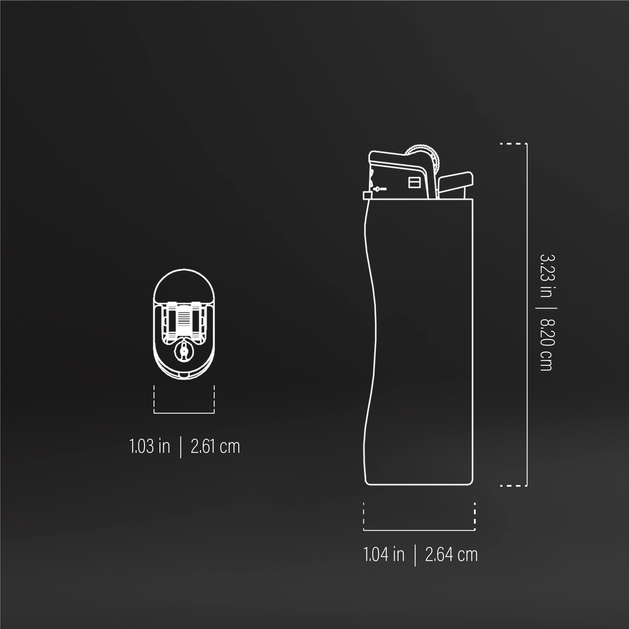 MK Lighter 9G Flint Strike Refillable Lighters, Ideal to use as Candle Lighters, Lighters in Bulk, BBQ Lighters, Butane Lighters, Classic Pocket Lighters. (9G)