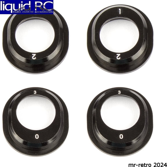 Team Associated B6.1 Aluminum Differential Height Inserts black ASC91793 Electric Motors & Accessories