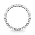 thumbnail image 7 of KohinoorGems 14K White Gold 1 Carat Diamond Eternity Band – 32 Round Brilliant Cut Diamonds, VS1 F-G, Full Wedding Ring for Women, 7 of 7