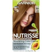 Garnier Nutrisse Ultra Coverage Nourishing Creme - 630 Deep Light Golden Brown (Toffee Nut) Hair Dye