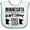 White and Blue, variant on Inktastic Minnesota Awesome Since 1858 Boys or Girls Baby Bib