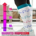 thumbnail image 3 of 6 Pairs Medical Sport Compression Socks - 15-20mmhg Graduated Knee-High Support for Men & Women, Ideal for Soccer, Running, and Nurses, 3 of 7