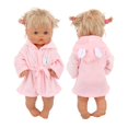 thumbnail image 2 of 2022 lovely Blanket suit Fit 40cm 41cm Doll Nenuco Ropa y su Hermanita Purple Long Sleeves T-shirt Purple Dots Pants With Hat heqiyong LED, 2 of 2