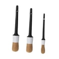 thumbnail image 2 of Miulika 3Pcs Generic Car Detailing Brush Multifunctional Easy to Hang Car Wash Brush White, 2 of 9