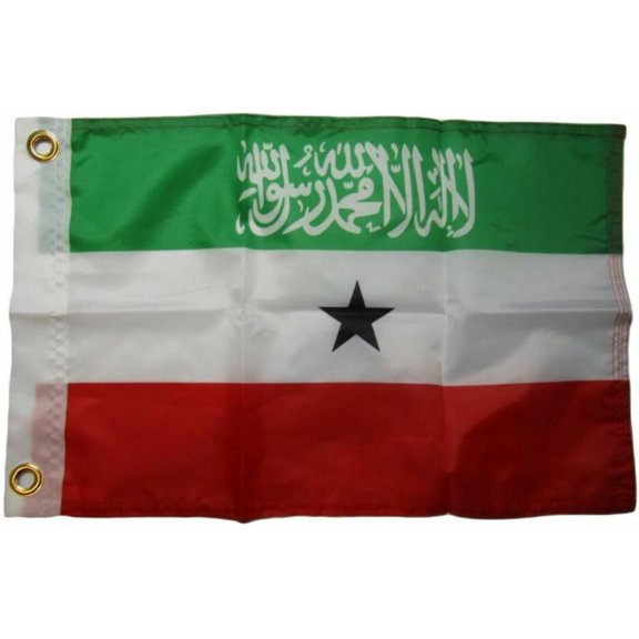 12x18 12"x18" Somaliland Country 100% Polyester Motorcycle Boat Flag Grommets