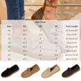 thumbnail image 3 of Wensltd Women's Loafers Slip On Flat Shoes Suede Upper Spring Autumn Daily Soft Walking Shoes Brown, 3 of 8