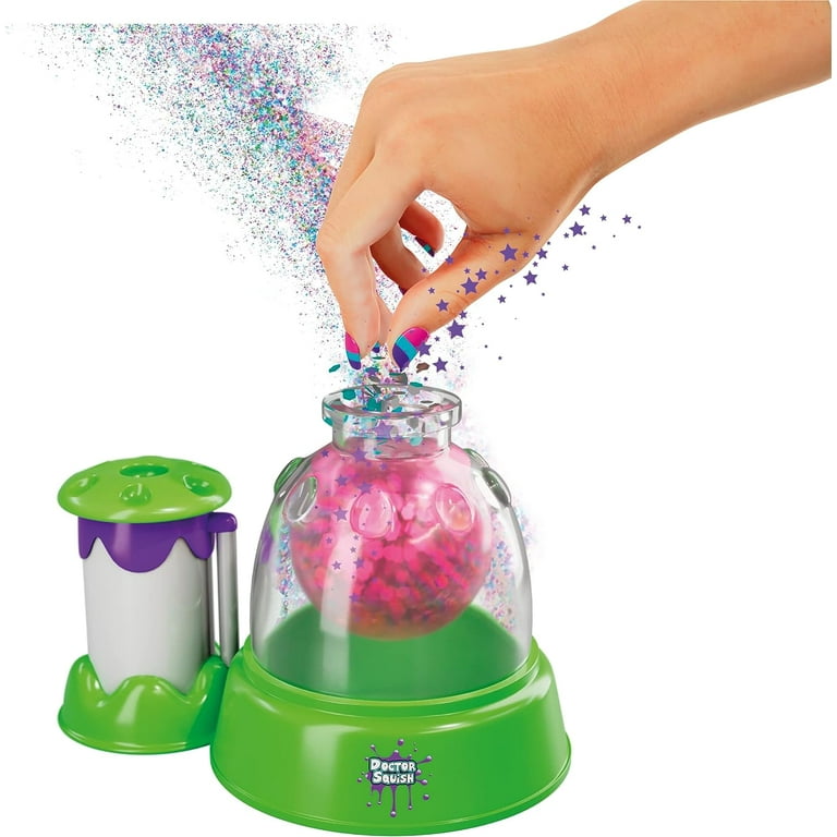  Doctor Squish: Squishy Maker, New Shiny Glitter Station Maker,  Decorate with Confetti, Sparkles & Colored Ink, Variety of Sizes, Just Add  Water to Make Your Own Slime, For Ages 8 
