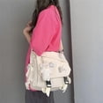 thumbnail image 2 of Kawaii Backpack with Kawaii Stuffs Messenger Bag Japanese Harajuku Crossbody Bags for Women, 2 of 7