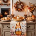 thumbnail image 5 of Fall Decorations Table Runner,Pumpkin Pattern Fall Dining Table Decor Flags,Thanksgiving Dinner Table Layout,12.99x72.04 Inch,Orange, 5 of 6