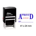 thumbnail image 1 of Shiny Date Stamper Self Inking With Approved By Text Ofiice Stationery Rubber Stamp S-826D, 1 of 1