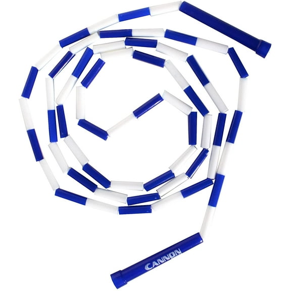 Cannon Sports Olympic Style Jump Rope, 8 feet, Blue/White