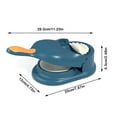 thumbnail image 3 of Dumpling Mould - 2 In 1 Manual Maker Device For Homemade Dough Pressing Sealing Tool Kitchen Multifunctional Compact Stainless Steel Easy Clean Nonstick, 3 of 4