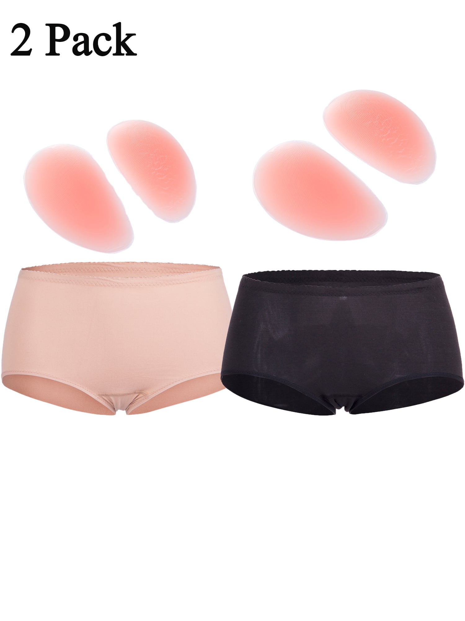Big Butt Hip Up Silicone Buttocks Pads Enhancer body Shaper GIRDLE Panties #1 