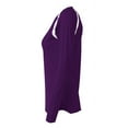 thumbnail image 3 of A4 Teen Ace Long Sleeve Volleyball Jers For Teen Female in Purple/White | NG3020, 3 of 3
