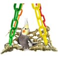 thumbnail image 2 of Hanging Hemp Rope Hammock Swing For Bird Parrot Macaw African Greys Cockatoo, 2 of 5