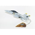 thumbnail image 2 of VFA-103 Jolly Rogers 2021 FA-18F Model, Navy, 1/40th (18") Scale, Mahogany, Fighter/Attack, 2 of 8