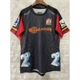 thumbnail image 2 of Nueva llegada, camiseta de local juvenil de Super Rugby de los Chiefs de verano 2024, camiseta de rugby, camiseta de entrenamiento, uniforme de los Chiefs para niños, kit para adultos y niños, 2 of 4