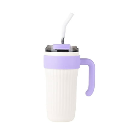 

Deals!! BPA-Free Tumbler With Lid And Handle Stainless Steel Vacuum Insulated Coffee Tumbler | Leak Proof Tumbler | Thermal Cup For Cold & Hot Drinks | Water Tumbler For Kids Women & Girls Leak-Proof