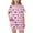 Pink, variant on Odeerbi Kids Boys Girls Halloween Pajamas Notched Lapel Short Sleeve Shirt Shorts Pajama Sets