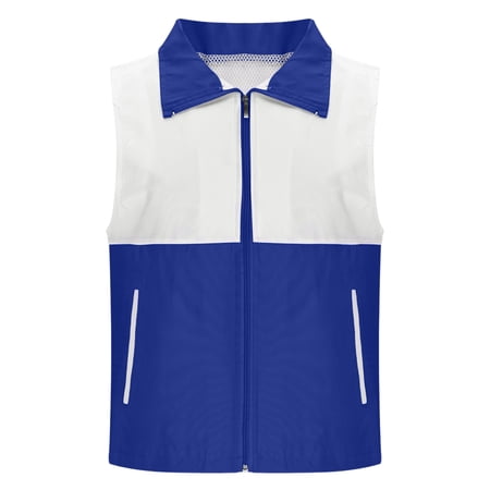 Women Lightweight Cargo Vest Multi Pocket Outdoor Hiking Fishing Camping