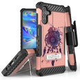 thumbnail image 1 of Tri Shield Rugged Cover + Hoslter Designed For Samsung Galaxy A13 5G Case Rose Gold/Black, 1 of 7