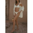 thumbnail image 4 of Conjunto de cobertura para traje de baño Imily Bela con pantalón de punto crochet, 4 of 7
