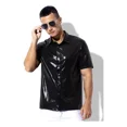 thumbnail image 3 of Camisa De Discoteca Brillante Manga Corta Hombre Casey Kevin, 3 of 8