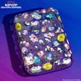 thumbnail image 2 of Netflix KPop Demon Hunters Chibi-Style Clear PVC Pencil Case with Purple Trim, 2 of 7