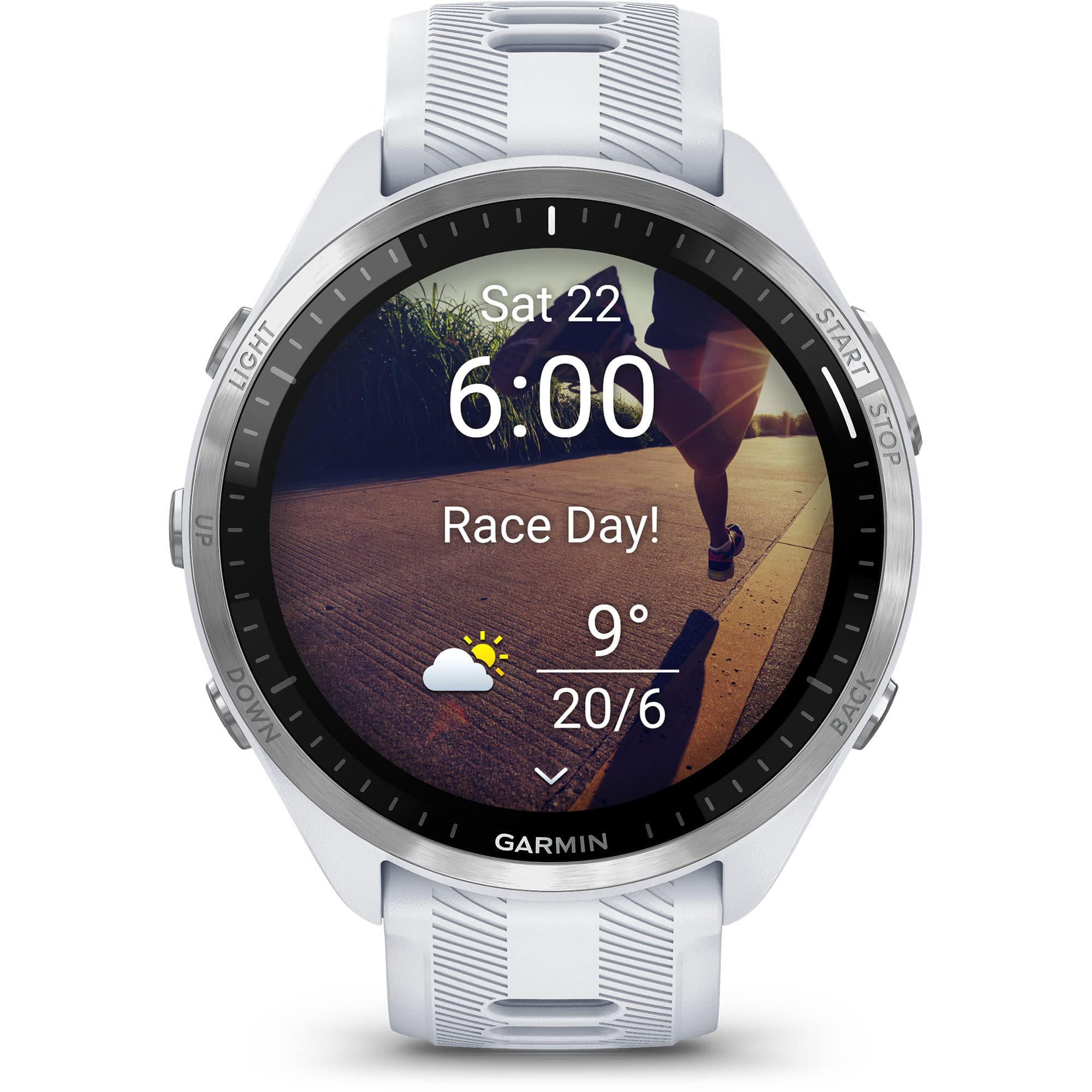 Garmin Forerunner® 965 Running Smartwatch Whitestone and Powder Gray - image 5 of 5