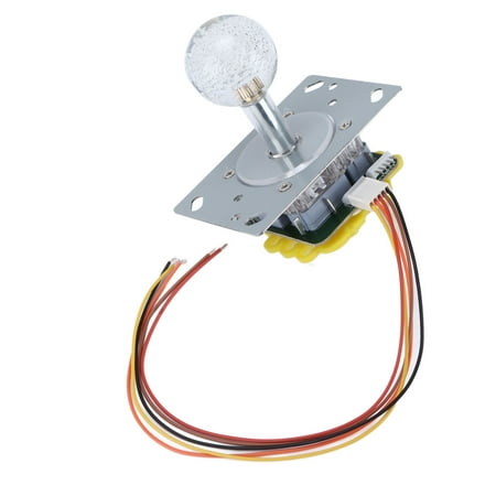 

Arcade Stick Joystick Shaft Flexible Quick With 5P Cable Piece Crystal Ball For Amusement Machine For Cool Running For Game Machine