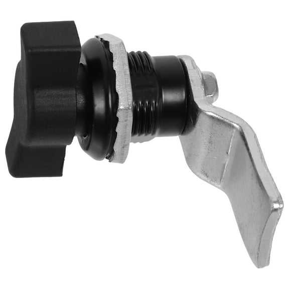 Worgeous Offset Cam Latch Black T-Shape Handle Lock Swing Knob Chassis Lock Cylinder Lock T-Handle Thumb Cam Lock for Electric Boxes Machine Cabinets
